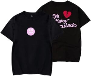 Junior H Merch Shirt,Sad Boyz Tee Short Sleeve Casual Hiphop T Shirt Women Men