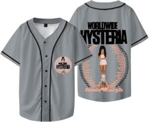 Jessies Worldwides Tour Merch Shirt Murphs Baseball Jacket Hysterias Tshirt Fashion Print Tee Women Men - Image 6