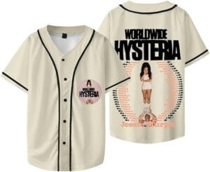 Jessies Worldwides Tour Merch Shirt Murphs Baseball Jacket Hysterias Tshirt Fashion Print Tee Women Men - Image 4