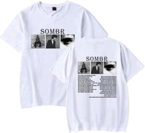 Sombrs Singer Merch Shirt Live 2025 Tour Tshirt Fashion Short Sleeve Fan Summer Clothing For Men Women - Image 6
