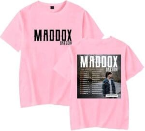 Maddox Singer Merch Tshirt Batson Crewneck Short Sleeve Tour Shirt Casual Stylish Hip Hop For Women Men - Image 4