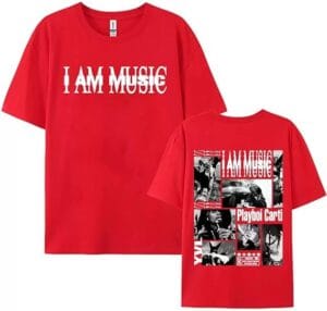 Playboi Rapper Merch Carti Shirt I Am Music Album Tshirt Summer Fashion Graphic Print for Women Men - Image 7