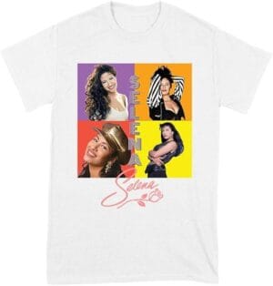 Selenas Shirt Photo Collage Tshirt Quintanillas Merch Tshirt 90s Music Tee For Women Men - Image 8