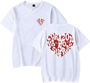 Junior H Merch T Shirt No Sufras Shirts Sad Boyz Tour Summer Casual  Short Sleeve Rapper Tshirt Men Women - Image 5