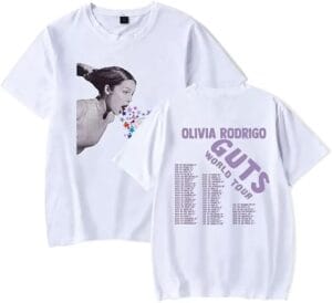 Olivias shirt Summer Print Rodrigos Merch Tshirt Guts Casual Short Sleeves for Men Women - Image 6