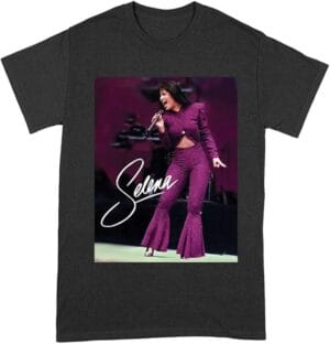 Selenas Shirt Photo Collage Tshirt Quintanillas Merch Tshirt 90s Music Tee For Women Men - Image 4