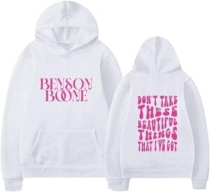 Benson Boone Merch Hoodie World Tour Hoodies Pullover Fashion Sweatshirt Fans For Women Men - Image 12
