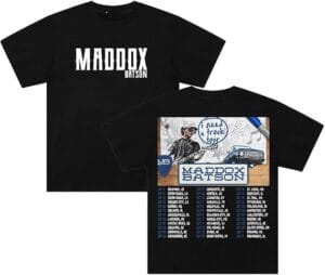Maadoxs Shirt Singer Print Batsons Merch Tshirt 2025 I Need A Truck Tour Short Sleeve Tees For Women Men