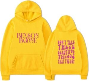 Benson Boone Merch Hoodie World Tour Hoodies Pullover Fashion Sweatshirt Fans For Women Men - Image 11