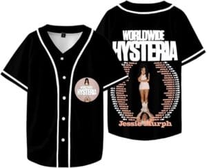 Jessies Worldwides Tour Merch Shirt Murphs Baseball Jacket Hysterias Tshirt Fashion Print Tee Women Men