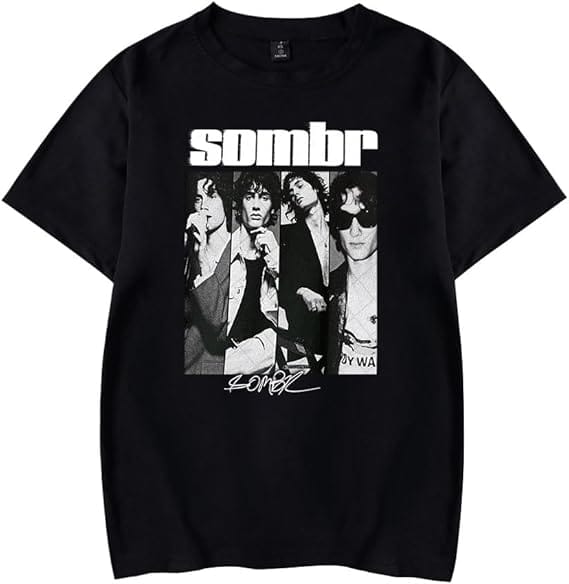 51hnnL003bL._AC_SX569_ Sombrs Shirt Singer Casual Fashion Merch Tshirt Summer Tee For Women Men - Image 1