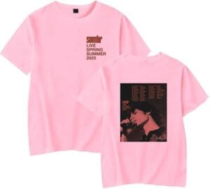 Sombrs Singer Merch Shirt Live 2025 Tour Tshirt Summer Fashion Print Short Sleeve For Women Men - Image 6