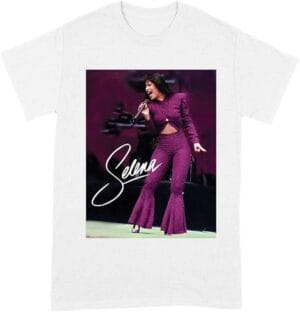 Selenas Shirt Photo Collage Tshirt Quintanillas Merch Tshirt 90s Music Tee For Women Men - Image 6