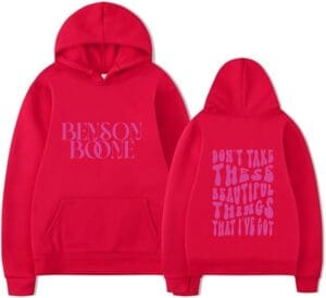 Benson Boone Merch Hoodie World Tour Hoodies Pullover Fashion Sweatshirt Fans For Women Men - Image 9