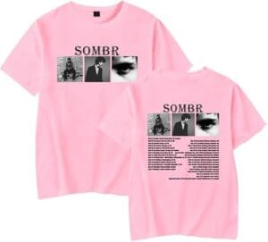 Sombrs Singer Merch Shirt Live 2025 Tour Tshirt Fashion Short Sleeve Fan Summer Clothing For Men Women - Image 5