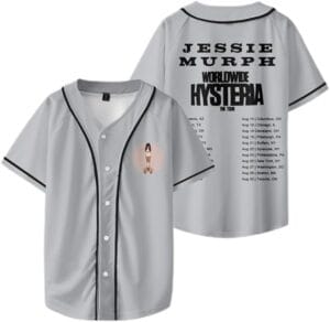 Jessies Shirt 2025 Tour Murphs Merch Baseball Jersey Fashion Short Sleeve Print Tshirt For Women Men - Image 6