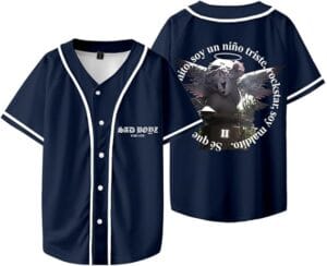 Junior H Merch Shirt Tour Jersey Sad Boyz Life Baseball Shirts Fashion Casual Short Sleeve Tee Women Men - Image 8