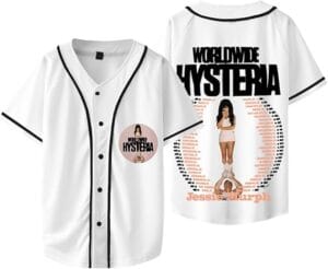 Jessies Worldwides Tour Merch Shirt Murphs Baseball Jacket Hysterias Tshirt Fashion Print Tee Women Men - Image 8