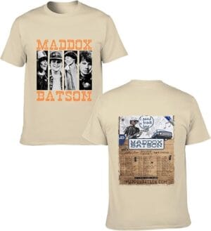 Maddoxs Shirt Music Concert Batsons Merch Tshirt Fashion Tour 2025 Date & City Tee For Women Men - Image 4