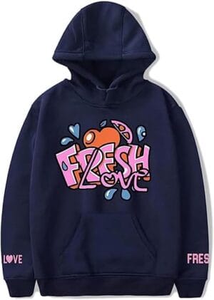 Fresh love Merch Hoodie Lets Trip Sturniolo Triplets Merch Hoodies Fashion Printed Hand Sleeves Logo Sweatshirt - Image 4