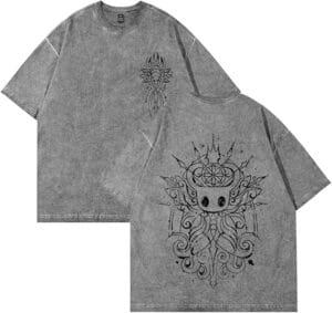 Hollows Shirt Retro Cotton Knights Merch Game Tshirt Printed Short Sleeved For Women Men - Image 6