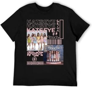 Katseyes Music Merch Shirt Crew Neck Classic Loose Tshirt Fashion Graphic Tees Women Men - Image 4