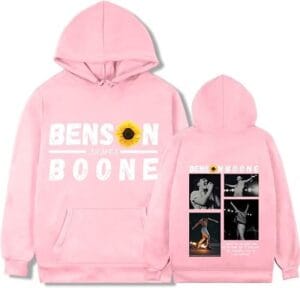 Bensons Hoodie Print Boones Merch World Tour Hoodies Pullover Design Long Sleeve For Women Men - Image 4