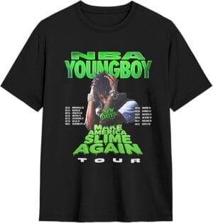 Youngboys Shirt 2025 Music Tour Tshirt Funnysuitable Cotton Tee Black For Women Men - Image 7