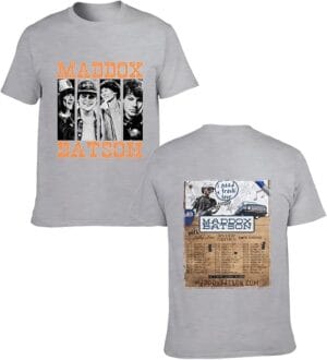 Maddoxs Shirt Music Concert Batsons Merch Tshirt Fashion Tour 2025 Date & City Tee For Women Men - Image 6