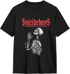 2025 Music Suicides Shirt Boys Tshirt Casualsuitable Tee Black For Women Men - Image 4