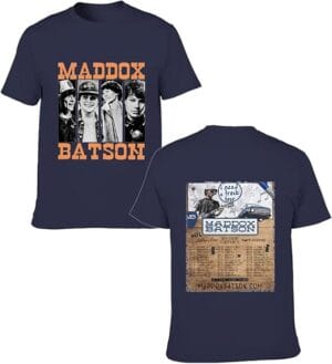Maddoxs Shirt Music Concert Batsons Merch Tshirt Fashion Tour 2025 Date & City Tee For Women Men - Image 5