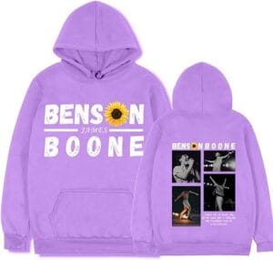 Bensons Hoodie Print Boones Merch World Tour Hoodies Pullover Design Long Sleeve For Women Men - Image 5