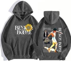 Benson Boone Merch For Girls World Tour Hoodies Women Men Pullover Sweatshirt Fans Clothes - Image 5