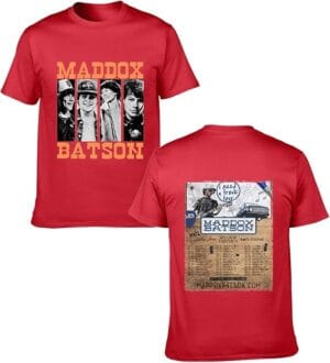 Maddoxs Shirt Music Concert Batsons Merch Tshirt Fashion Tour 2025 Date & City Tee For Women Men - Image 7