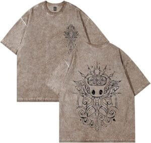 Hollows Shirt Retro Cotton Knights Merch Game Tshirt Printed Short Sleeved For Women Men - Image 4