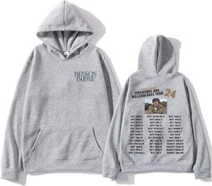 Benson Boone Merch Hoodie World Tour Long Sleeve Fashion Hooded Sweatshirt Women Men - Image 4