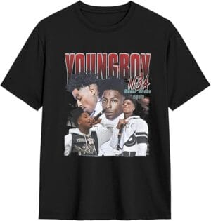 Youngboys Shirt 2025 Music Tour Tshirt Funnysuitable Cotton Tee Black For Women Men - Image 4