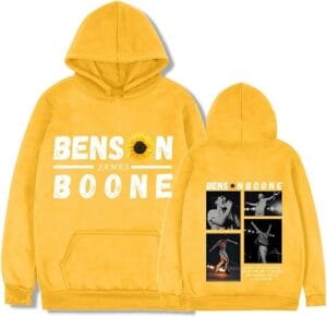 Bensons Hoodie Print Boones Merch World Tour Hoodies Pullover Design Long Sleeve For Women Men - Image 6