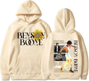 Benson Boone Merch For Girls World Tour Hoodies Women Men Pullover Sweatshirt Fans Clothes - Image 4