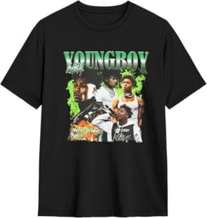 Youngboys Shirt 2025 Music Tour Tshirt Funnysuitable Cotton Tee Black For Women Men