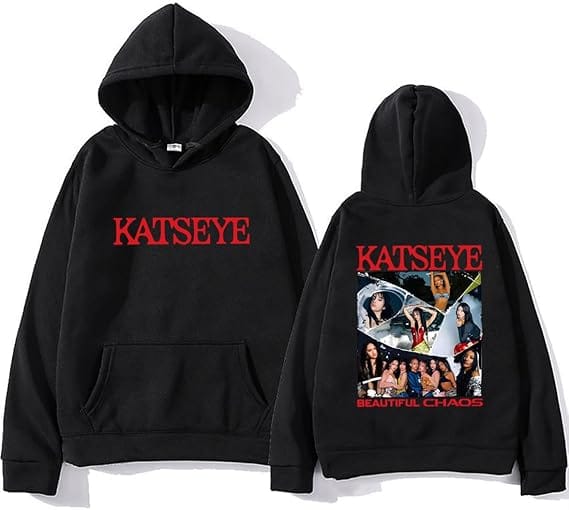61gBa24eHQL._AC_SX569_ Katseyes Hoodie Music Album Merch Hoodies Fashion Graphic Sweatshirt For Women Men - Image 1