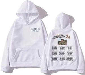 Benson Boone Merch Hoodie World Tour Long Sleeve Fashion Hooded Sweatshirt Women Men - Image 7
