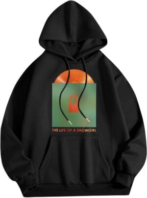 Hoodies For Women The Life Of A Showgirl Sweatshirts Print Lightweight Long Sleeve Pullover With Pockets Print Hoodie - Image 3