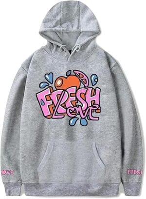 Fresh love Merch Hoodie Lets Trip Sturniolo Triplets Merch Hoodies Fashion Printed Hand Sleeves Logo Sweatshirt - Image 5