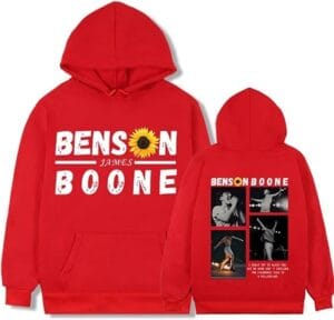 Bensons Hoodie Print Boones Merch World Tour Hoodies Pullover Design Long Sleeve For Women Men - Image 11