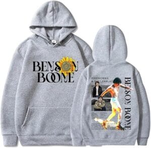 Benson Boone Merch For Girls World Tour Hoodies Women Men Pullover Sweatshirt Fans Clothes - Image 6