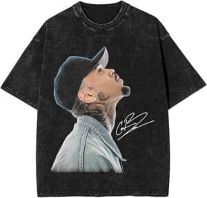 Chris Shirt Vintage Washed 2025 Breezys Browns Merch Tshirt Bowls Classic Graphic Tee For Women Men