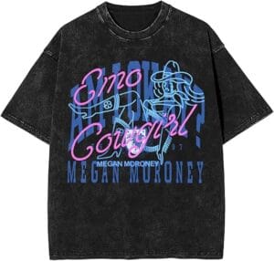 Vintage Shirt Loose Fit Tshirt Comfortable Shirts Retro Crew Neck Tops For Women Men