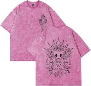 Hollows Shirt Retro Cotton Knights Merch Game Tshirt Printed Short Sleeved For Women Men - Image 7