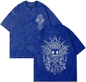 Hollows Shirt Retro Cotton Knights Merch Game Tshirt Printed Short Sleeved For Women Men - Image 5